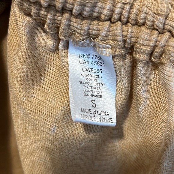 CHASER - beige muscle tank top with ruched detail size small - Picture 12 of 14